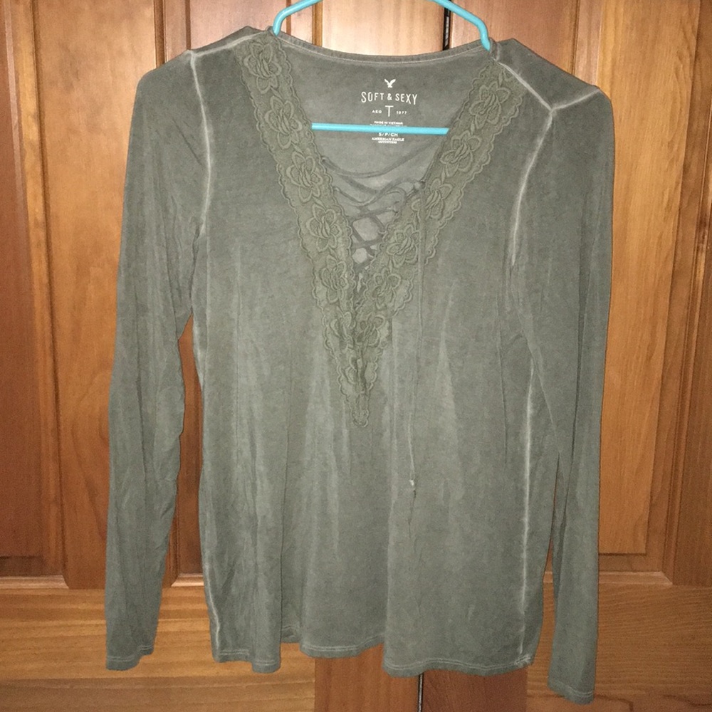 Lacy Long Sleeve Top